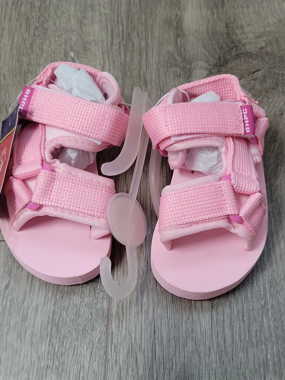 Beverly Hills Polo Club Toddler Size 6 Pink Strappy Sandals NWT